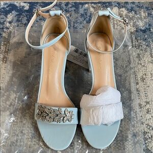 NWOT Elegant Blue Ankle Strap Sandals